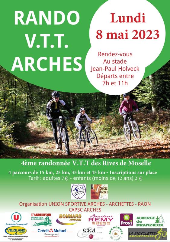 Me Randonn E Vtt Des Rives De La Moselle Arches Alentoor