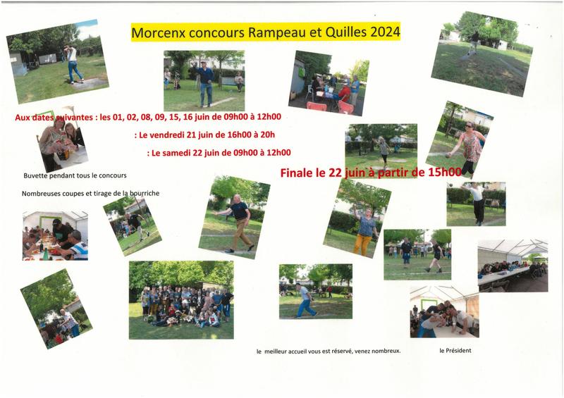 Concours Rampeau Et Quilles 2024 à Morcenx (40110) - Alentoor