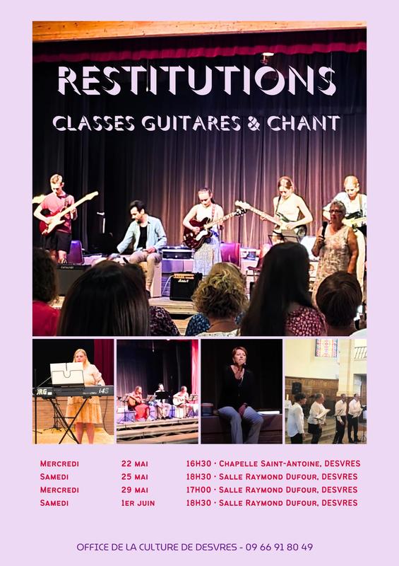 Restitutions Classes Guitares Et Chants à Desvres (62240) - Alentoor