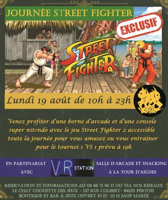 Journée Street Fighter au chat chouette